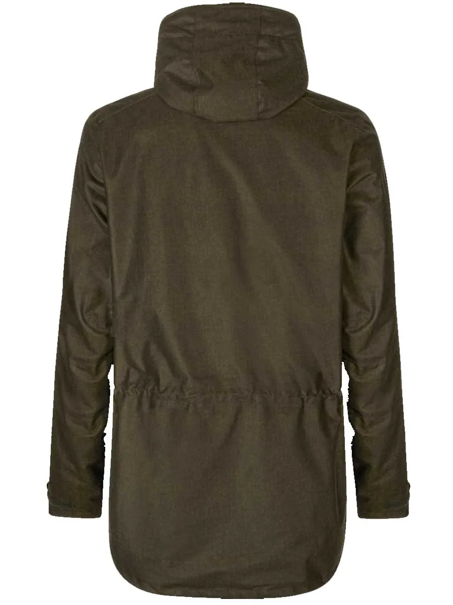 50% OFF SEELAND Avail Smock - Mens - Pine Green Melange - Size: UK 40" (EU50)