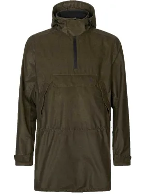 50% OFF SEELAND Avail Smock - Mens - Pine Green Melange - Size: UK 40" (EU50)