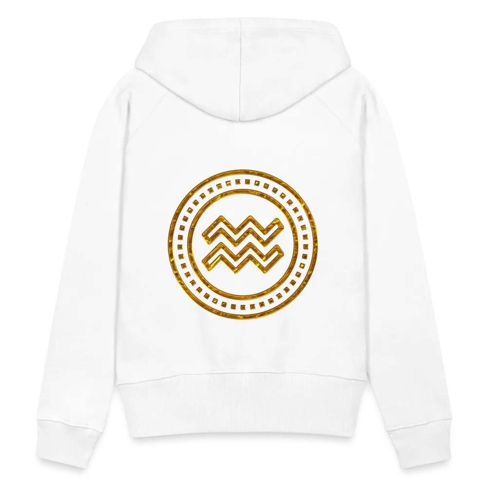 Aquarius Gold Foil 3D Women’s Premium Hoodie