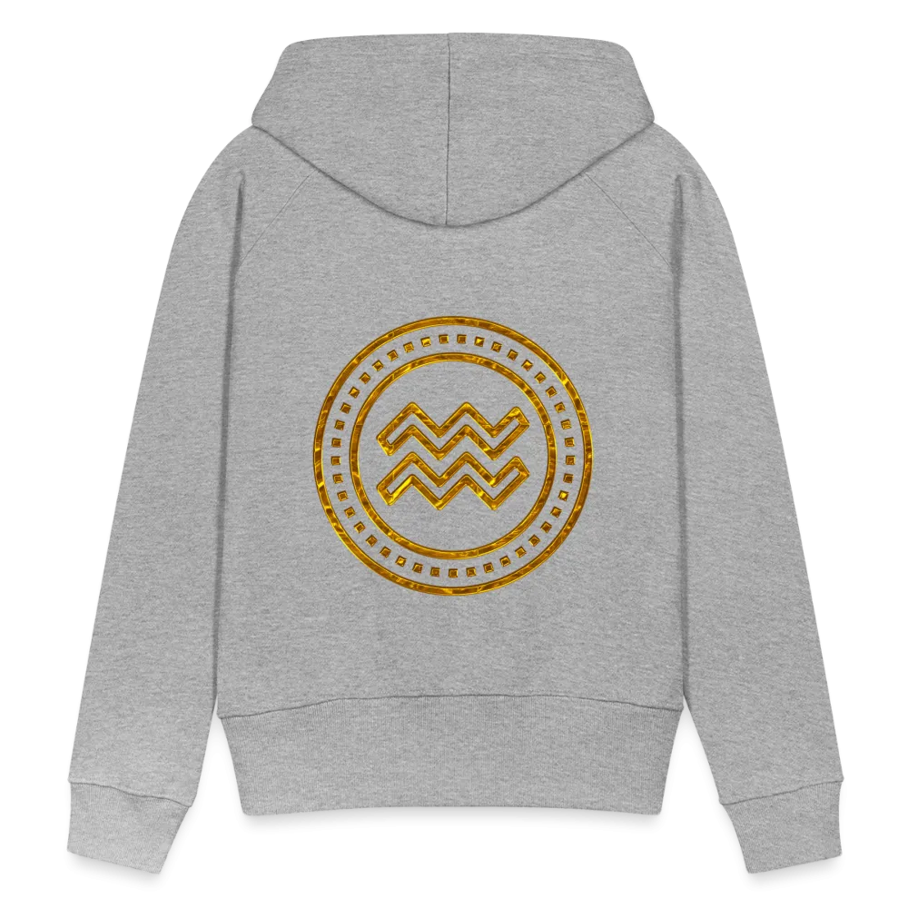 Aquarius Gold Foil 3D Women’s Premium Hoodie