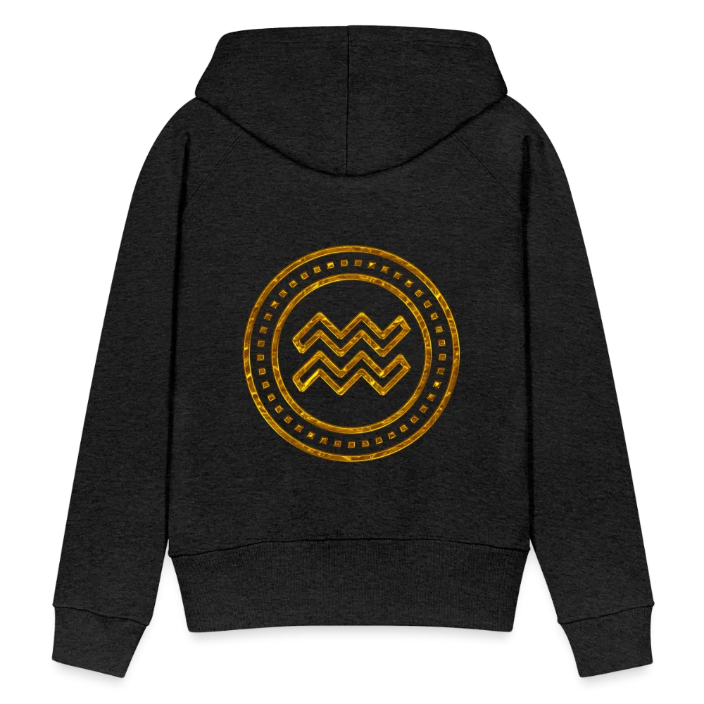 Aquarius Gold Foil 3D Women’s Premium Hoodie