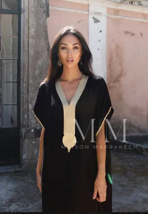 Black Gold Marrakech Gandora -home dress, resort dress