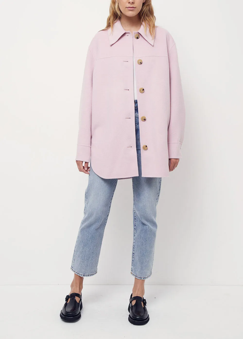 Boiled Wool Overshirt
