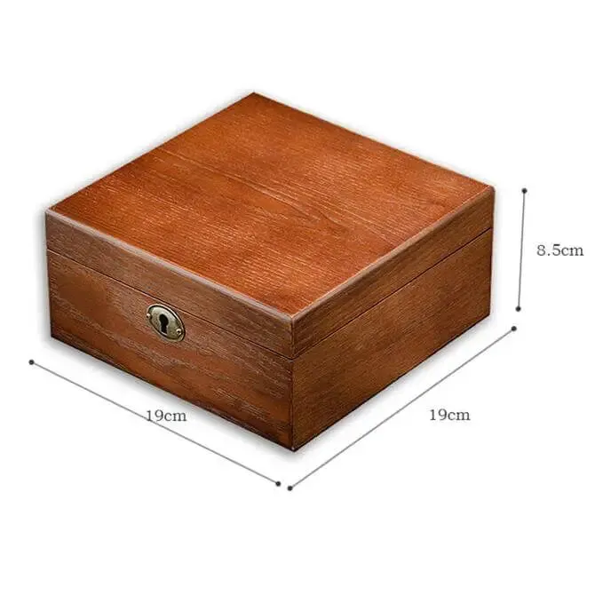 Brown Wooden Men's/Women's Watch Box-6 Slot