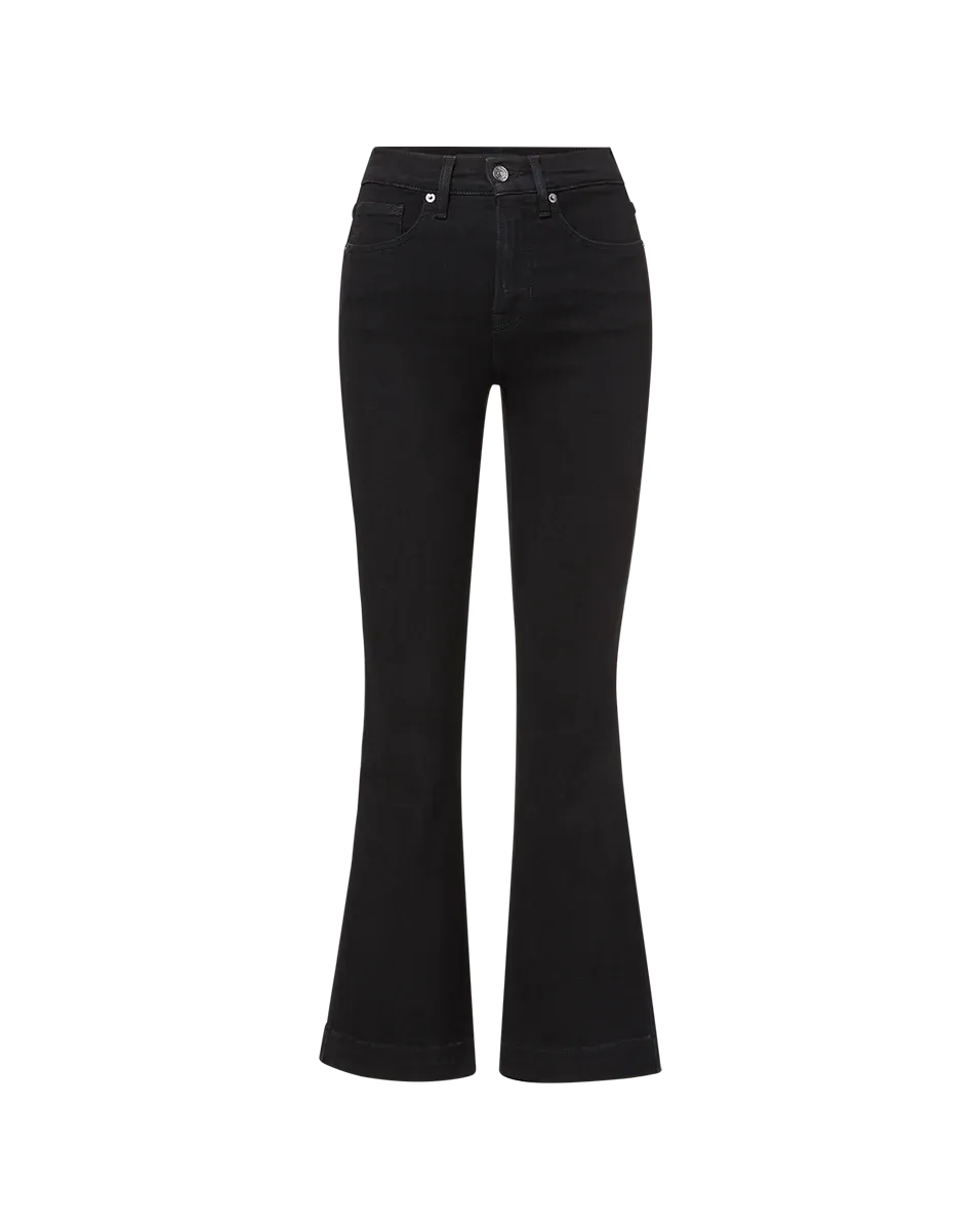 Carson High Rise Ankle Flare (Onyx)