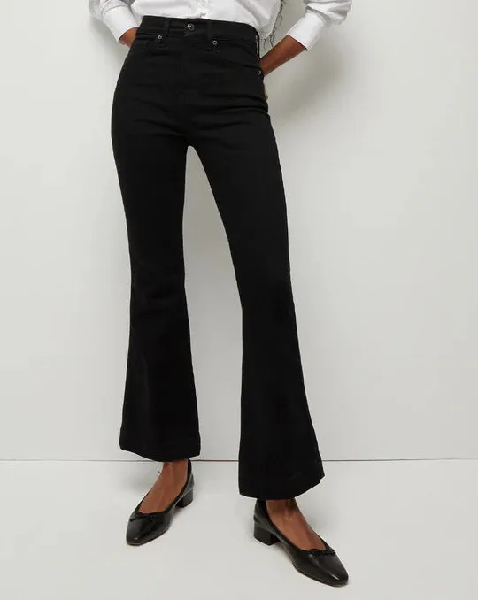 Carson High Rise Ankle Flare (Onyx)