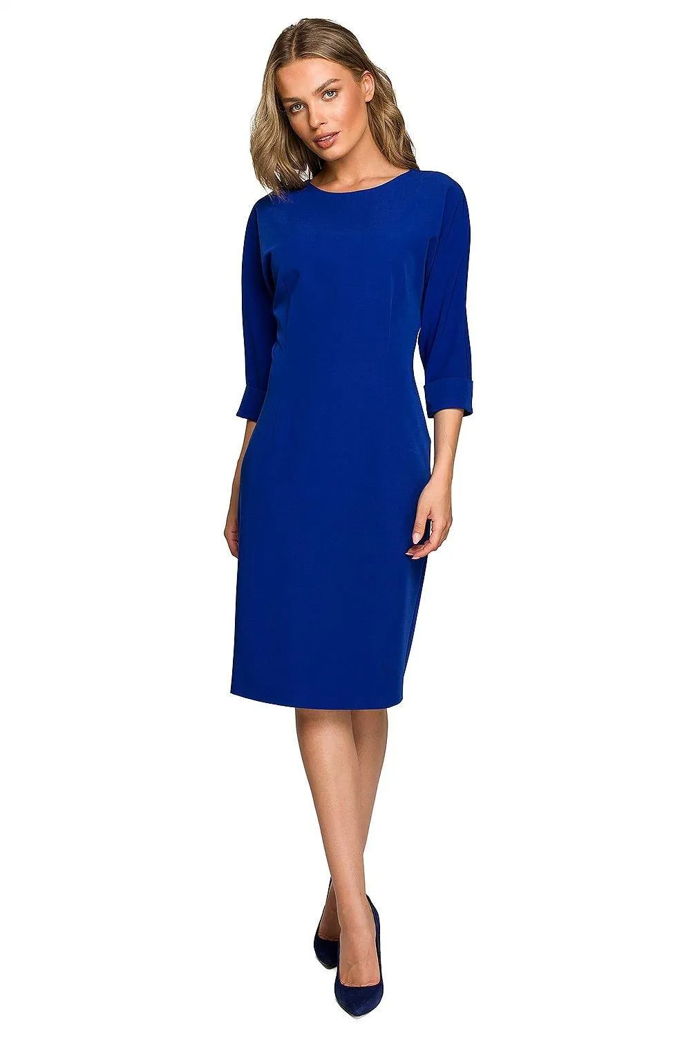Chic Batwing Sleeve Day Dress
