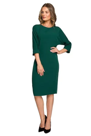 Chic Batwing Sleeve Day Dress
