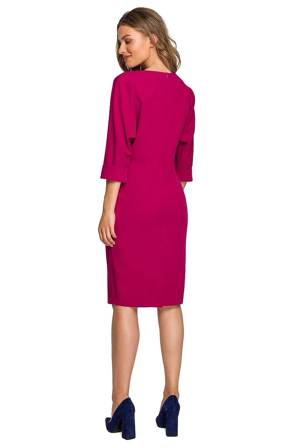 Chic Batwing Sleeve Day Dress