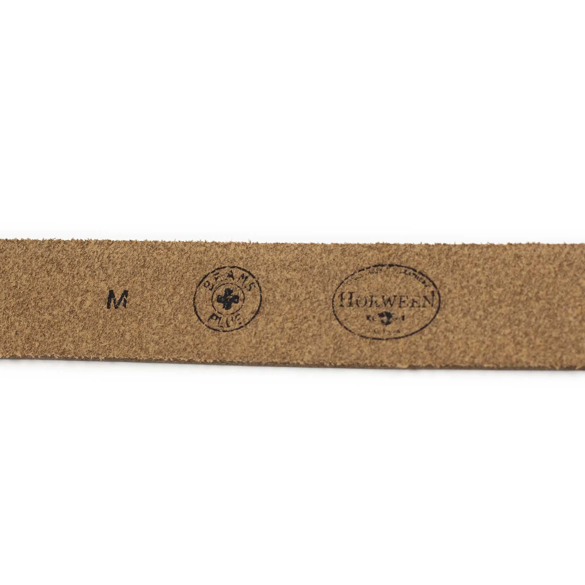 Classic Horween leather belt in Black with engine-turned plated buckle