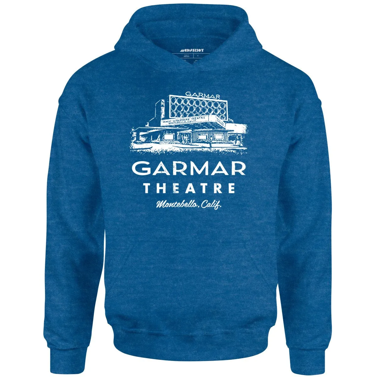 Garmar Theatre - Montebello, CA - Vintage Theatre - Unisex Hoodie