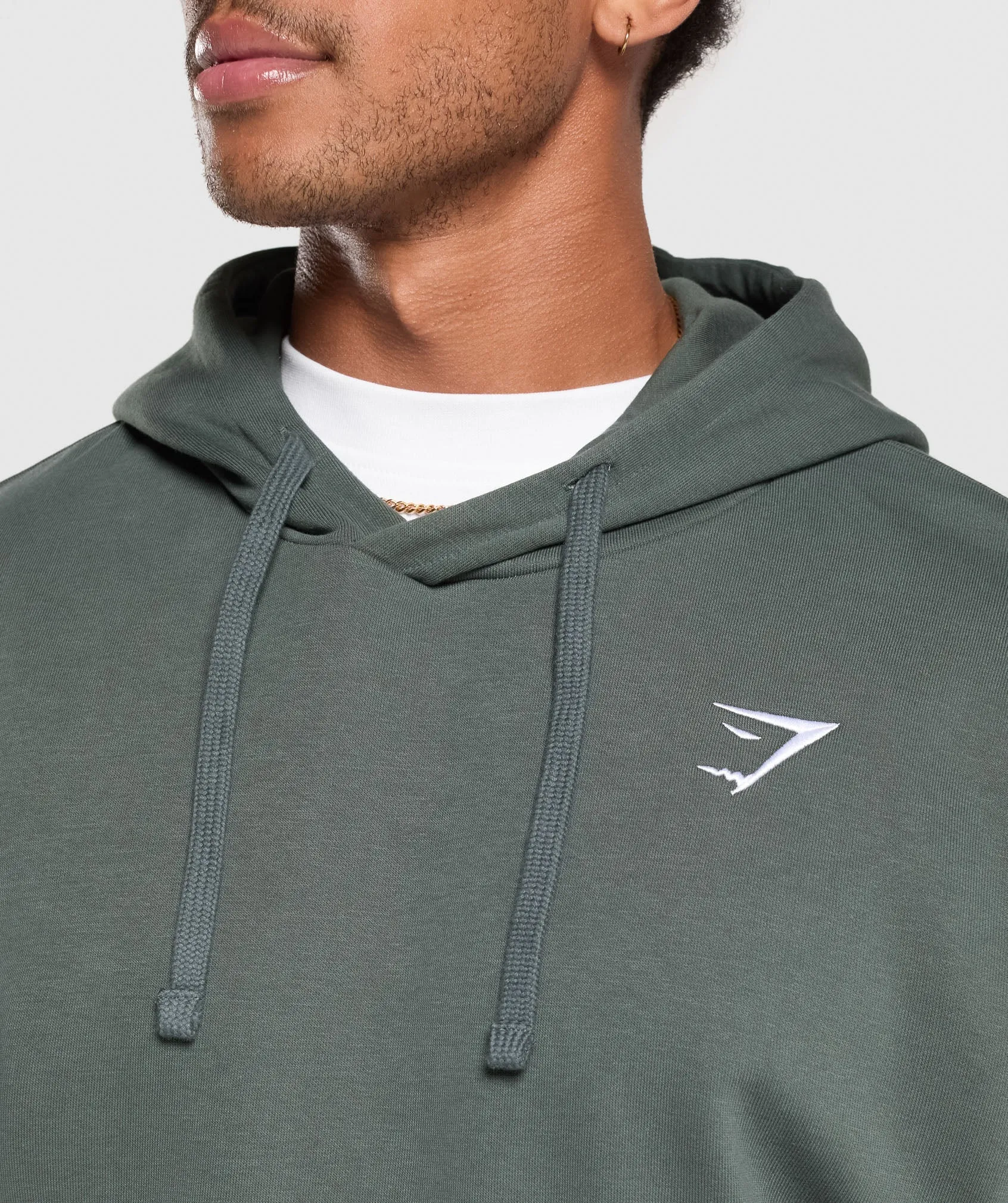 Gymshark Crest Oversized Hoodie - Slate Teal