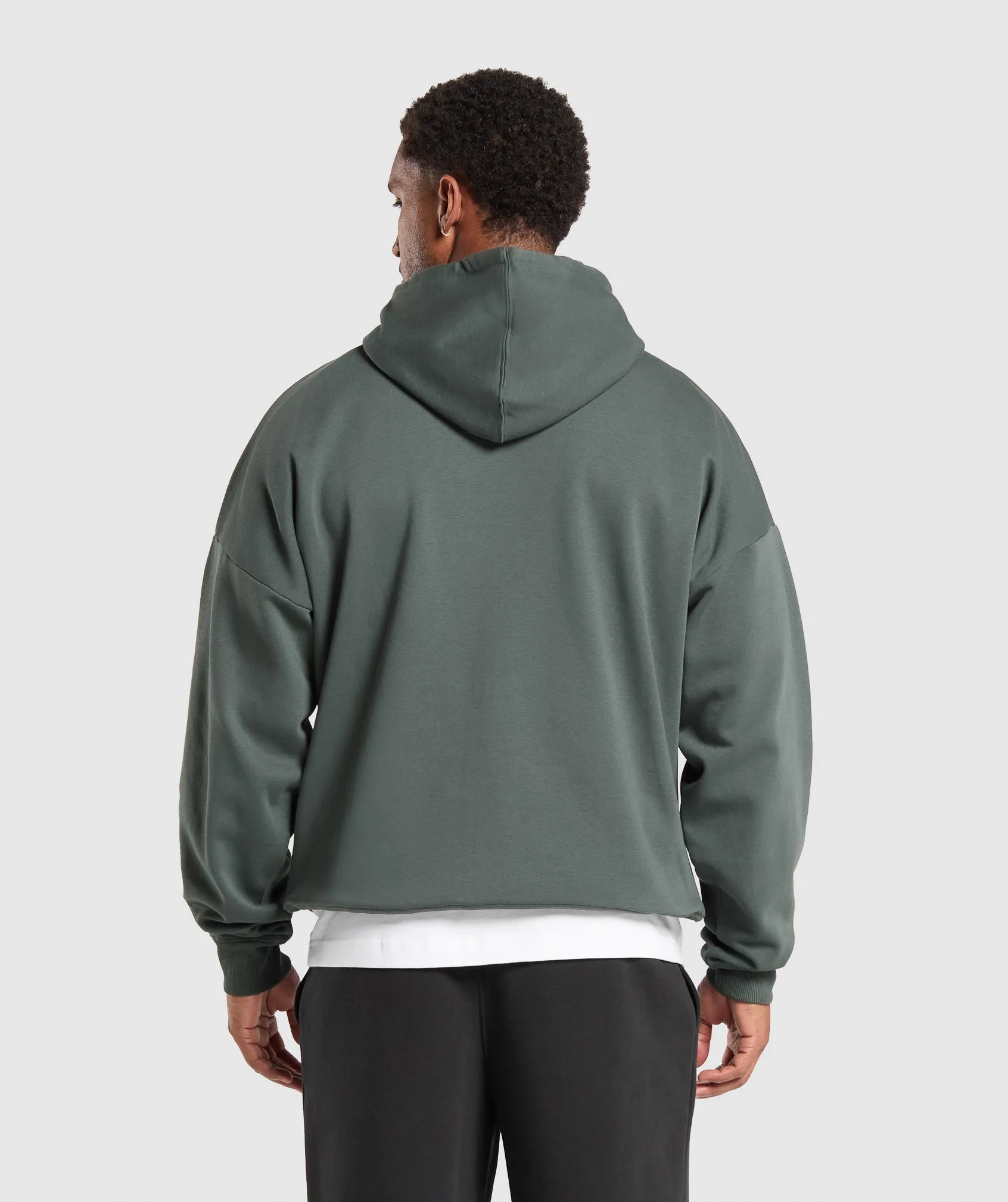 Gymshark Crest Oversized Hoodie - Slate Teal