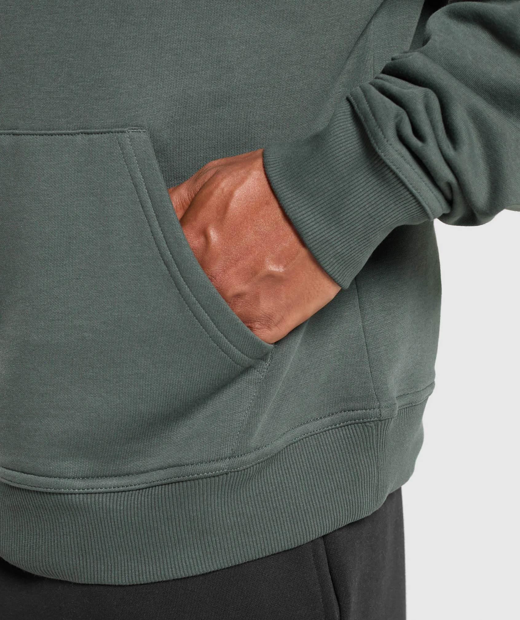 Gymshark Crest Oversized Hoodie - Slate Teal