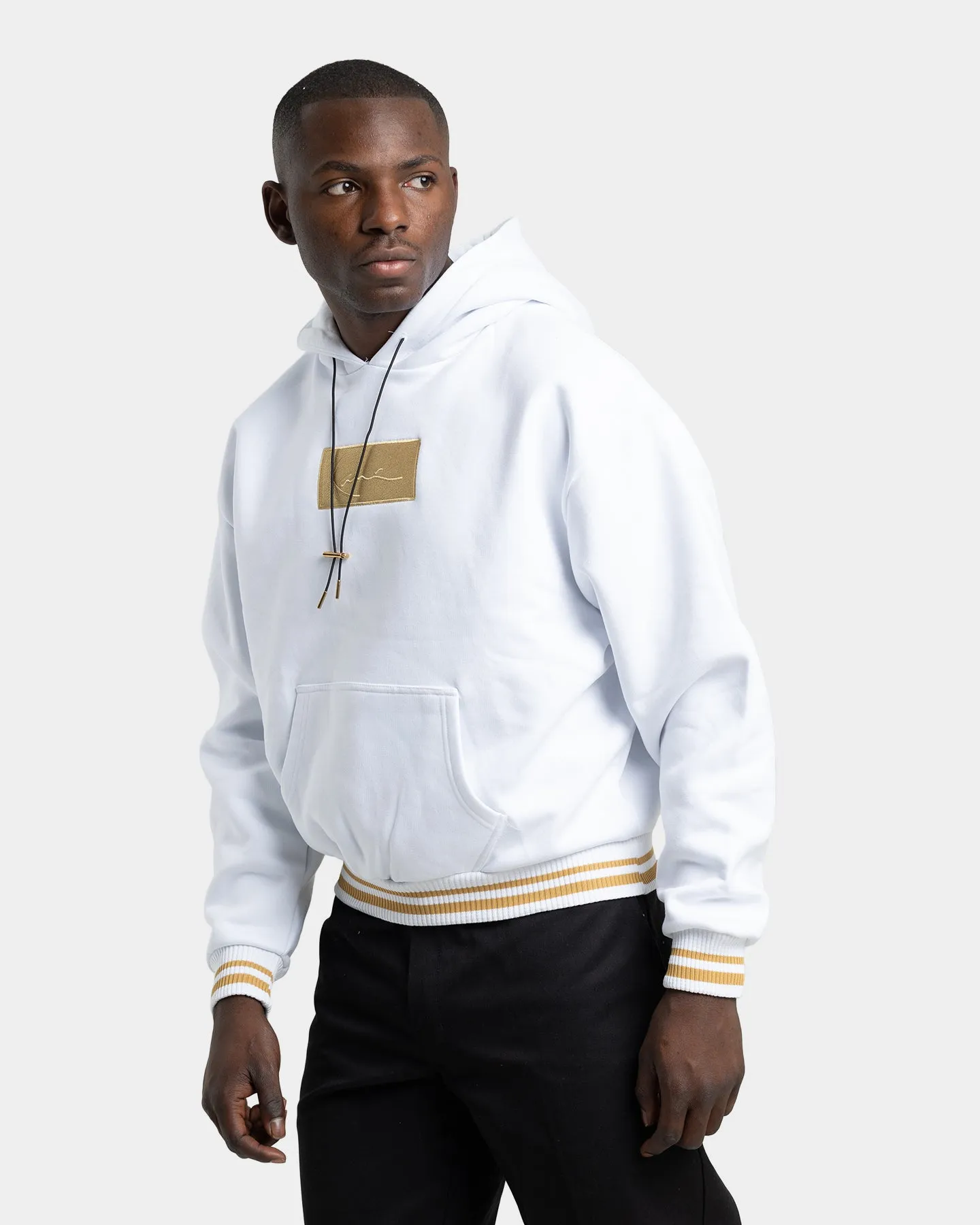 Karl Kani Signature Box Oversized Hoodie White
