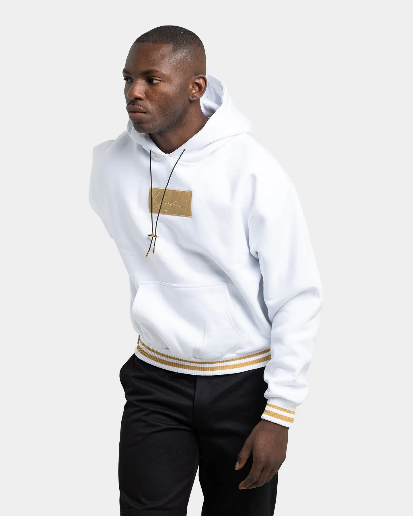 Karl Kani Signature Box Oversized Hoodie White