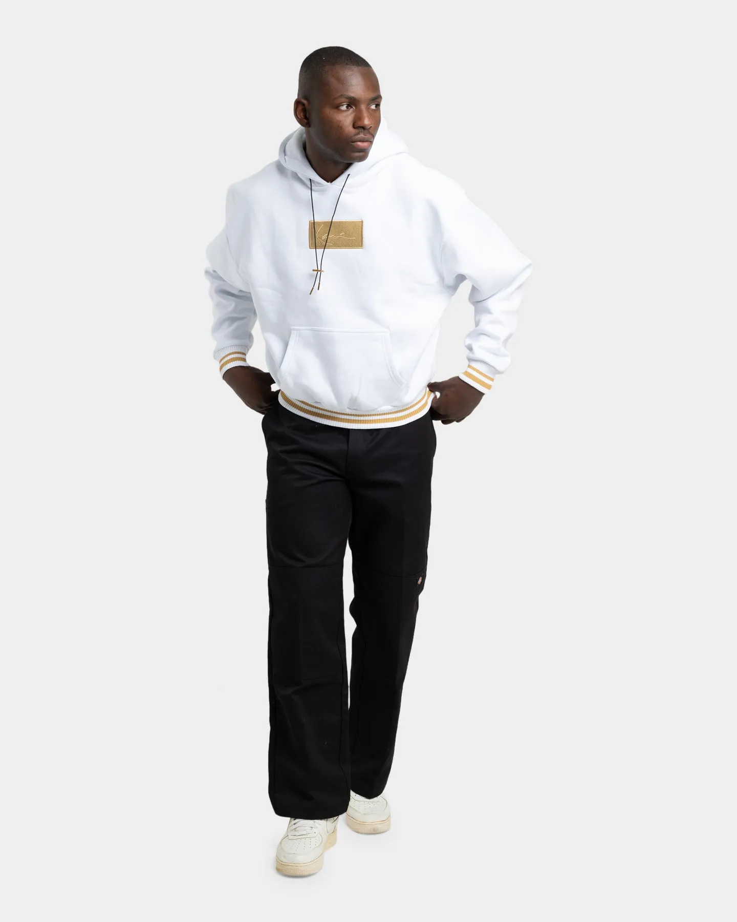 Karl Kani Signature Box Oversized Hoodie White