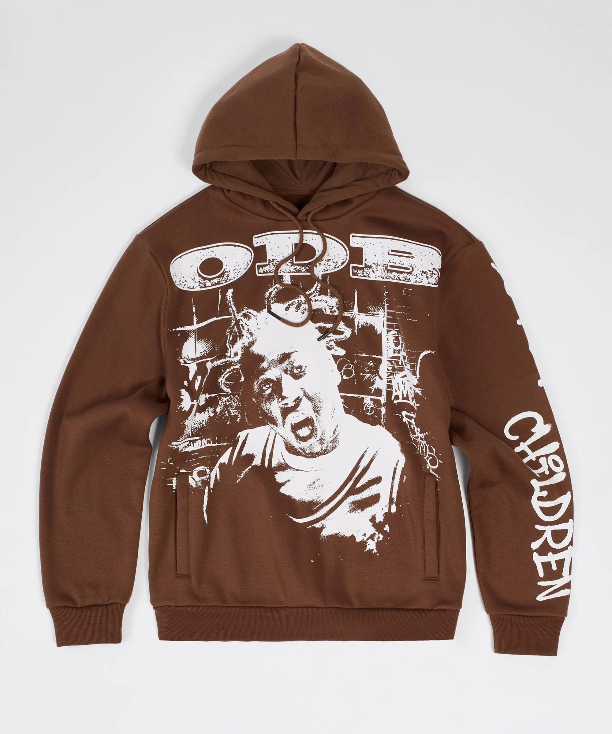 ODB Bastard Oversized Hoodie - Brown