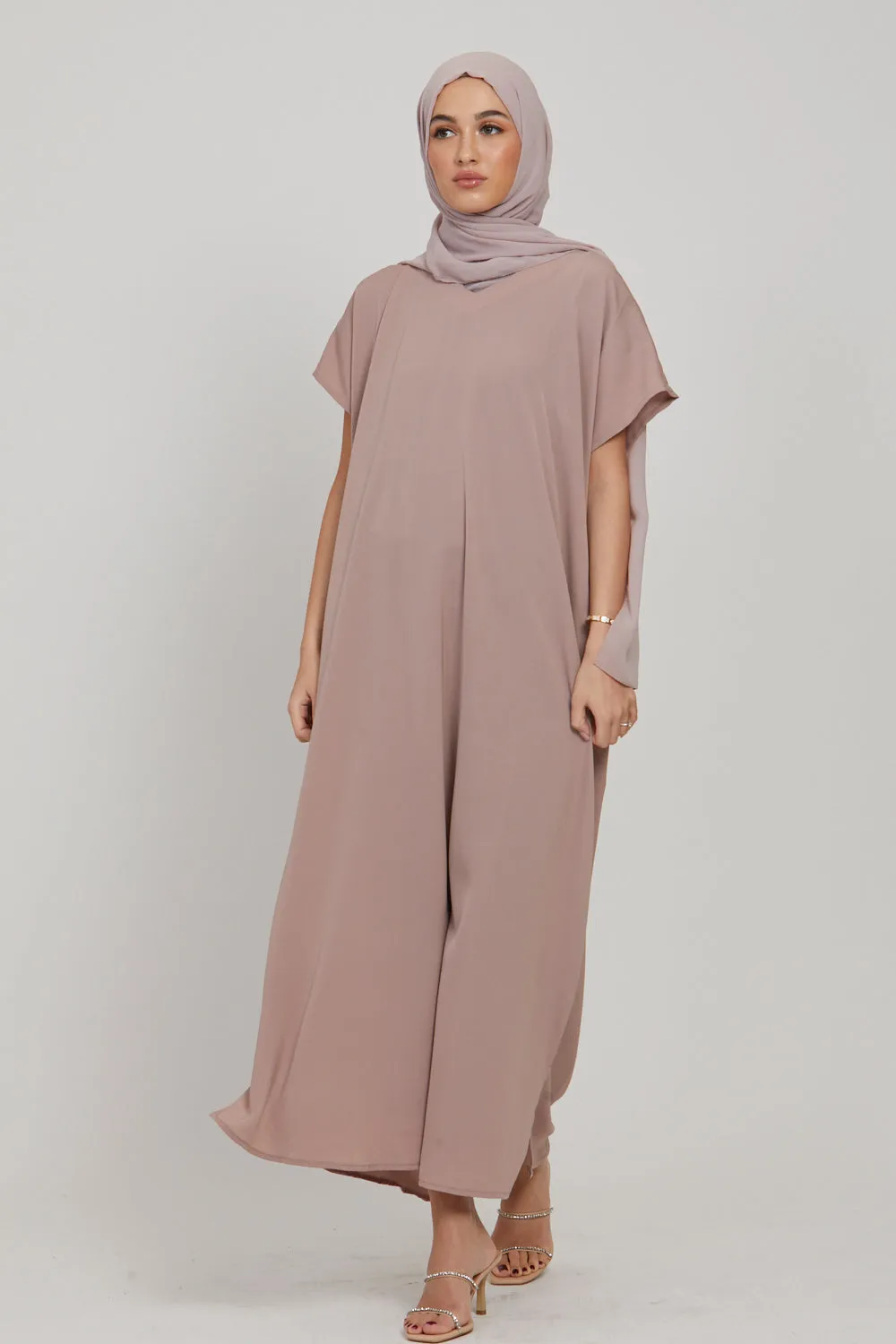 Premium Nidha Inner Slip Dress - Malted Caramel