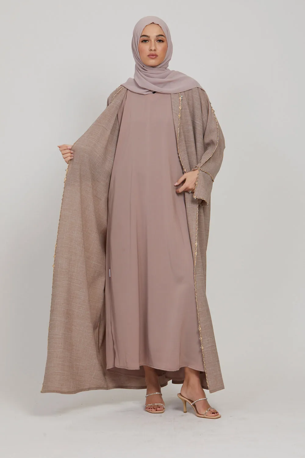 Premium Nidha Inner Slip Dress - Malted Caramel