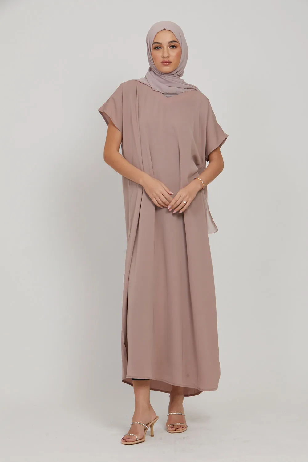 Premium Nidha Inner Slip Dress - Malted Caramel