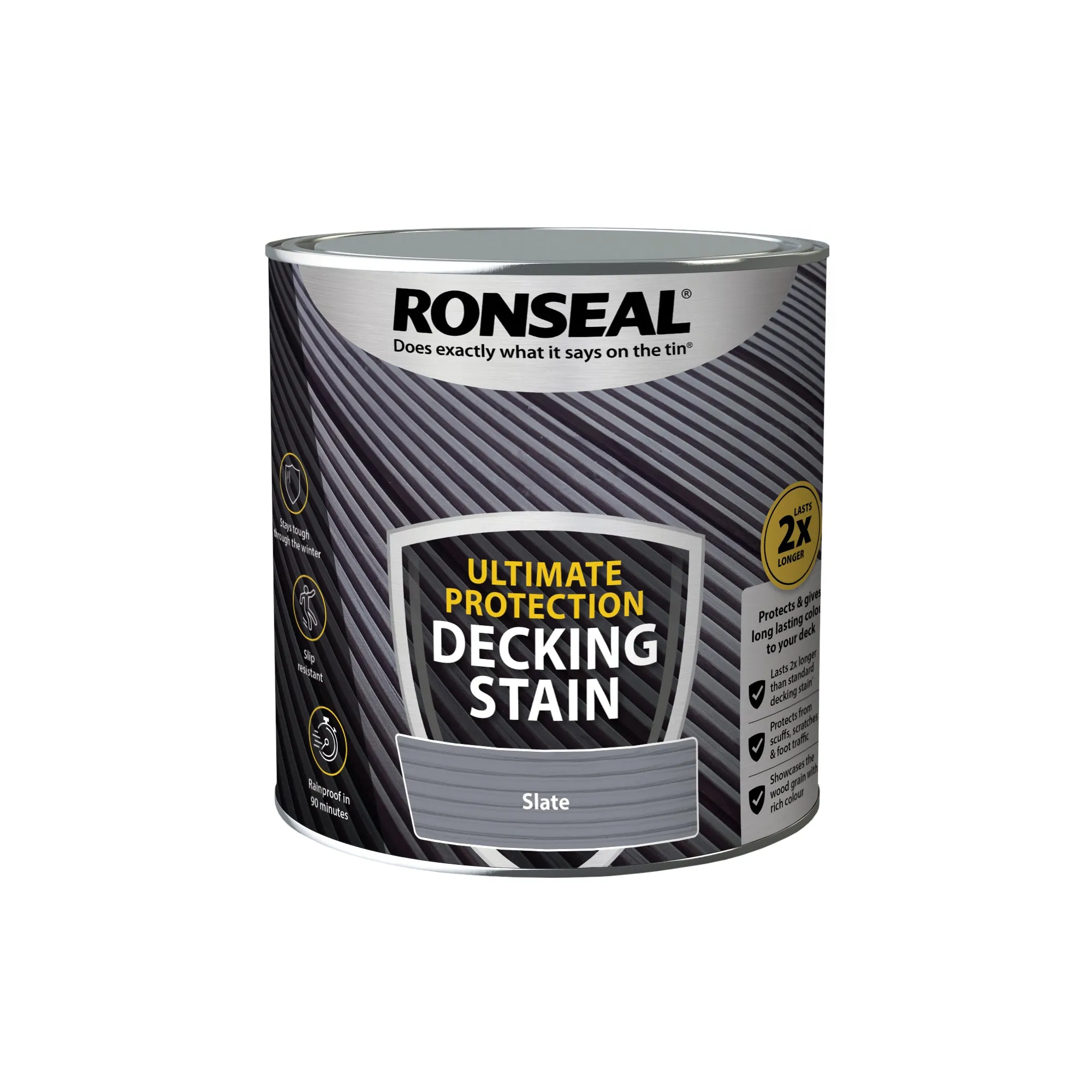 Ronseal Ultimate Protection Decking Stain - Slate 2.5L