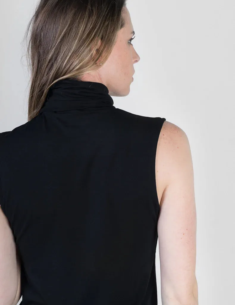 Soft Touch Sleeveless Turtleneck