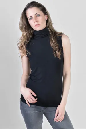 Soft Touch Sleeveless Turtleneck