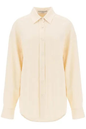 Stella Mccartney Oversized Shirt In Crepe Jersey