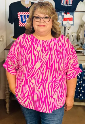 THE ZEBRA TOP