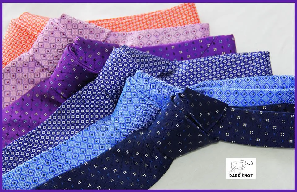 Three Ties, Pocket Squares and Lapel Flowers Starter Kit
