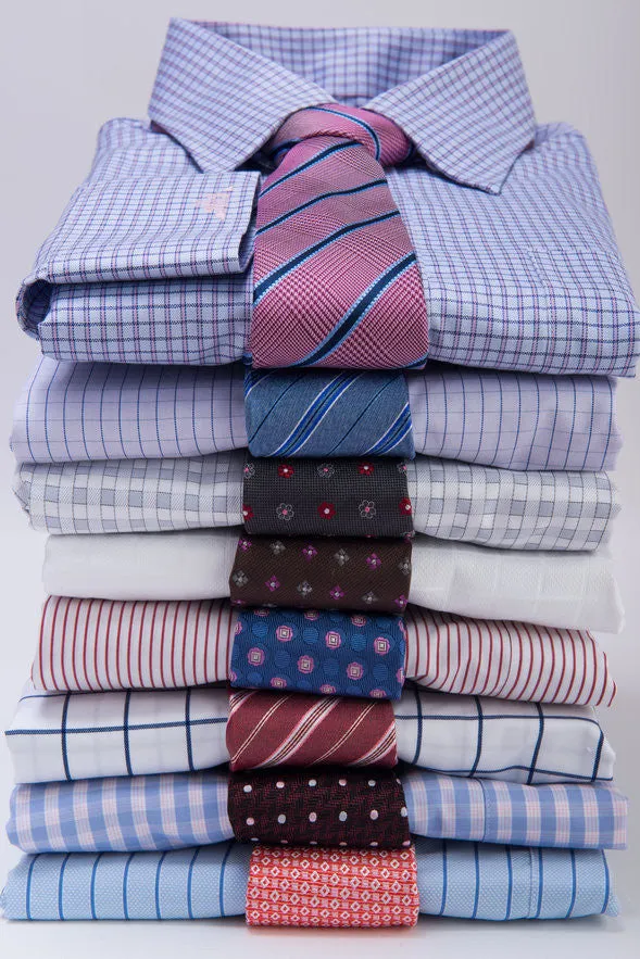 Three Ties, Pocket Squares and Lapel Flowers Starter Kit
