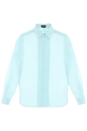 TOM FORD Camicia In Seta Con Plastron