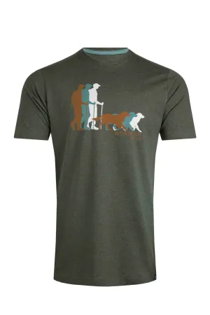 Weird Fish XL Fir Green Man's Best Friend Eco Graphic T-Shirt