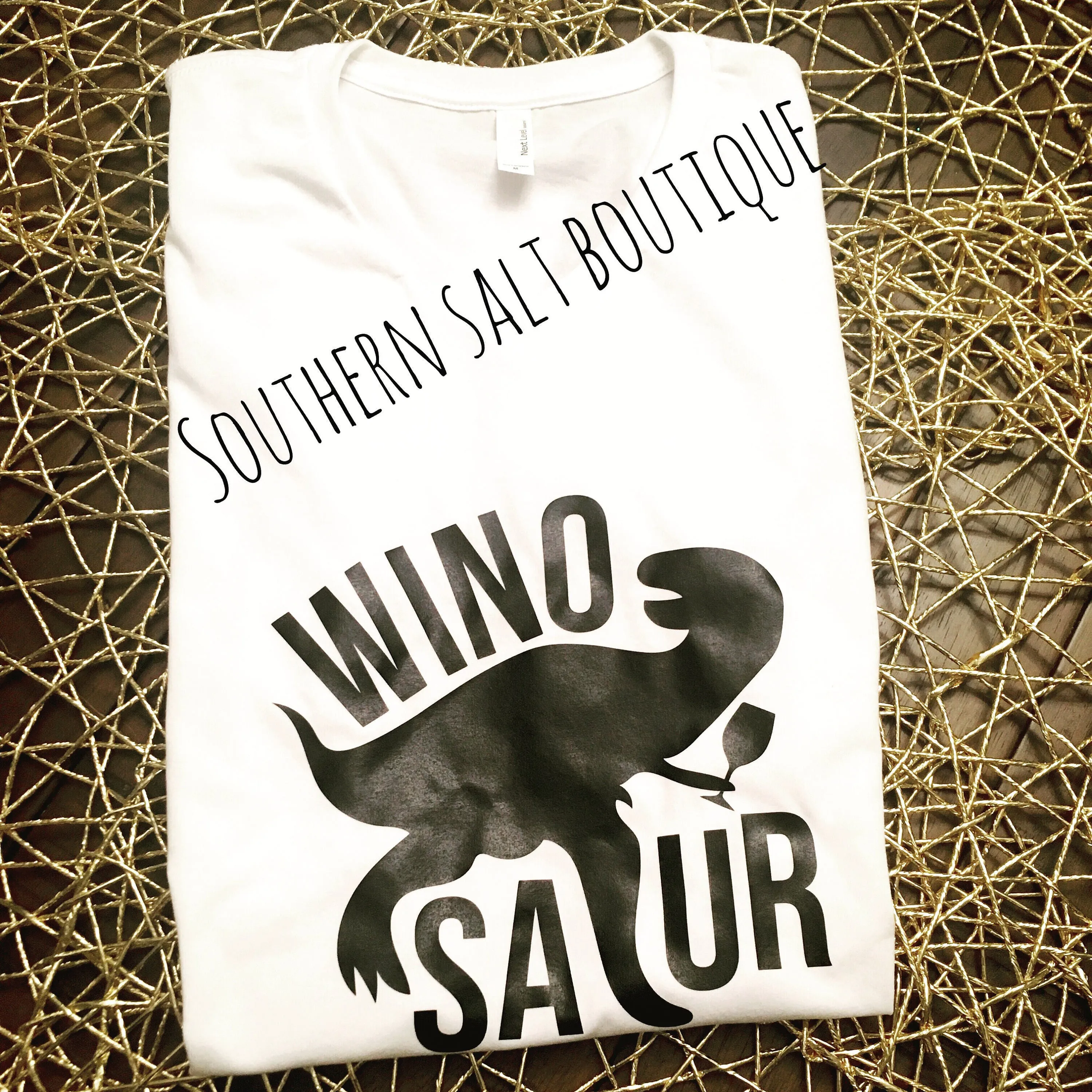 Winosaur Shirt - Funny Mom Shirt - Boyfriend Fit Tee