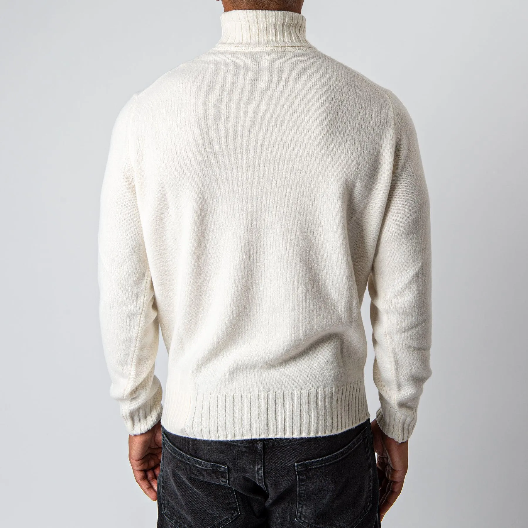 Wool Cashmere Turtleneck OFFWHITE