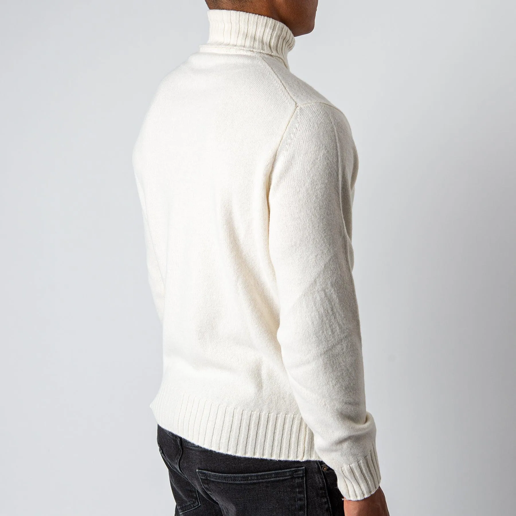 Wool Cashmere Turtleneck OFFWHITE